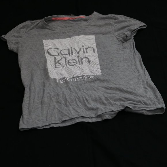 Calvin Klein Performance Medium Gray Shirt - Picture 1 of 5